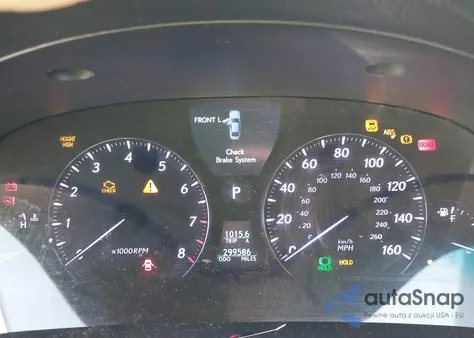 2009 Lexus Ls 460 from USA, damaged, VIN JTHCL46F695001997